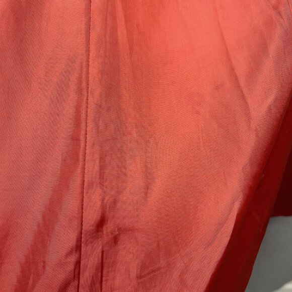 Vintage Via Red Double-Breasted Wool Blend Coat Size 12 - Picture 4 of 10